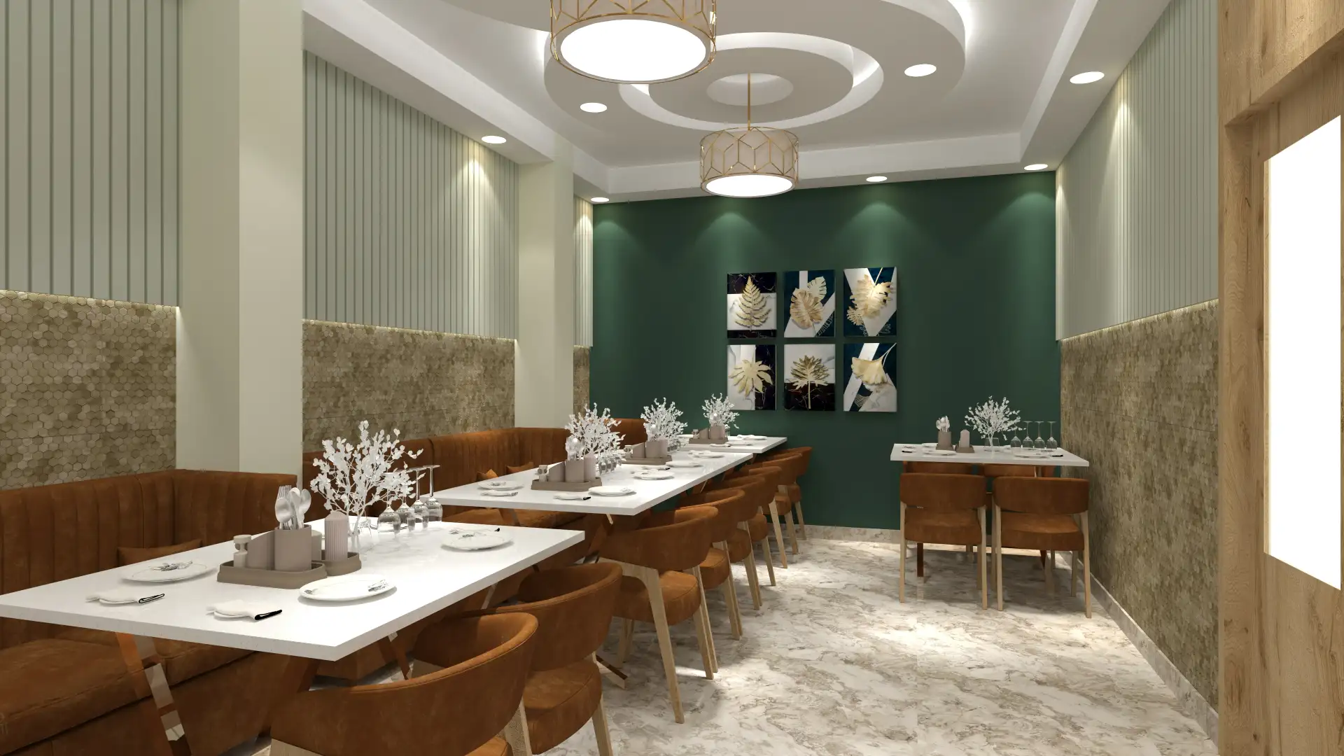 Elegant Restaurant Dining Area